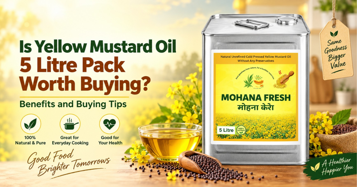 Is Yellow Mustard Oil 5 Litre Pack Worth Buying? Benefits and Buying Tips