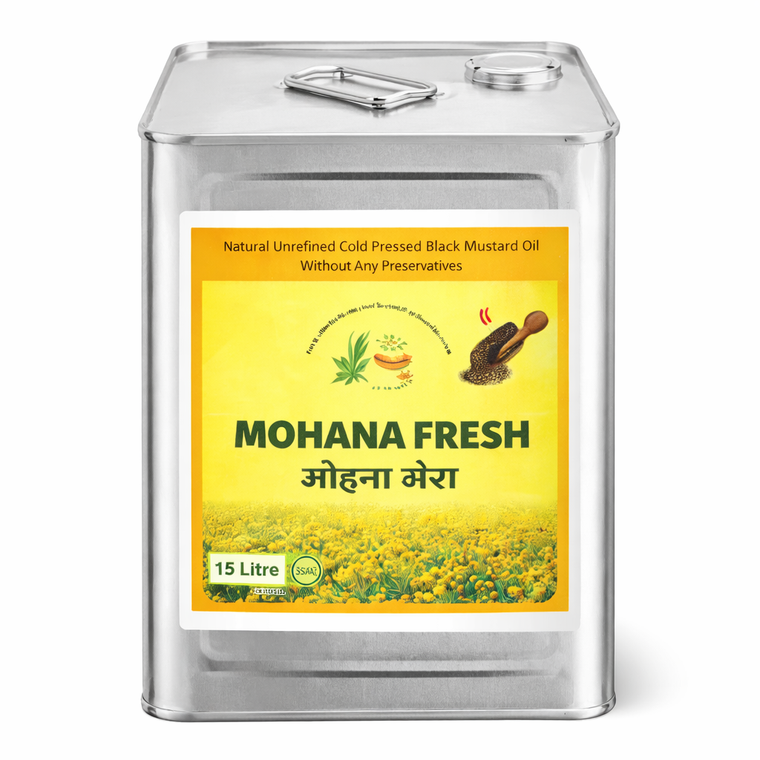 Black Mustard Oil 15 Ltrs